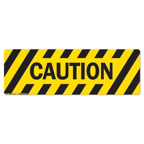 Caution 18in Non-Slip Floor Marker, 12PK, 16 in L, 16 in H, FD-2-R-16-12PK-99860